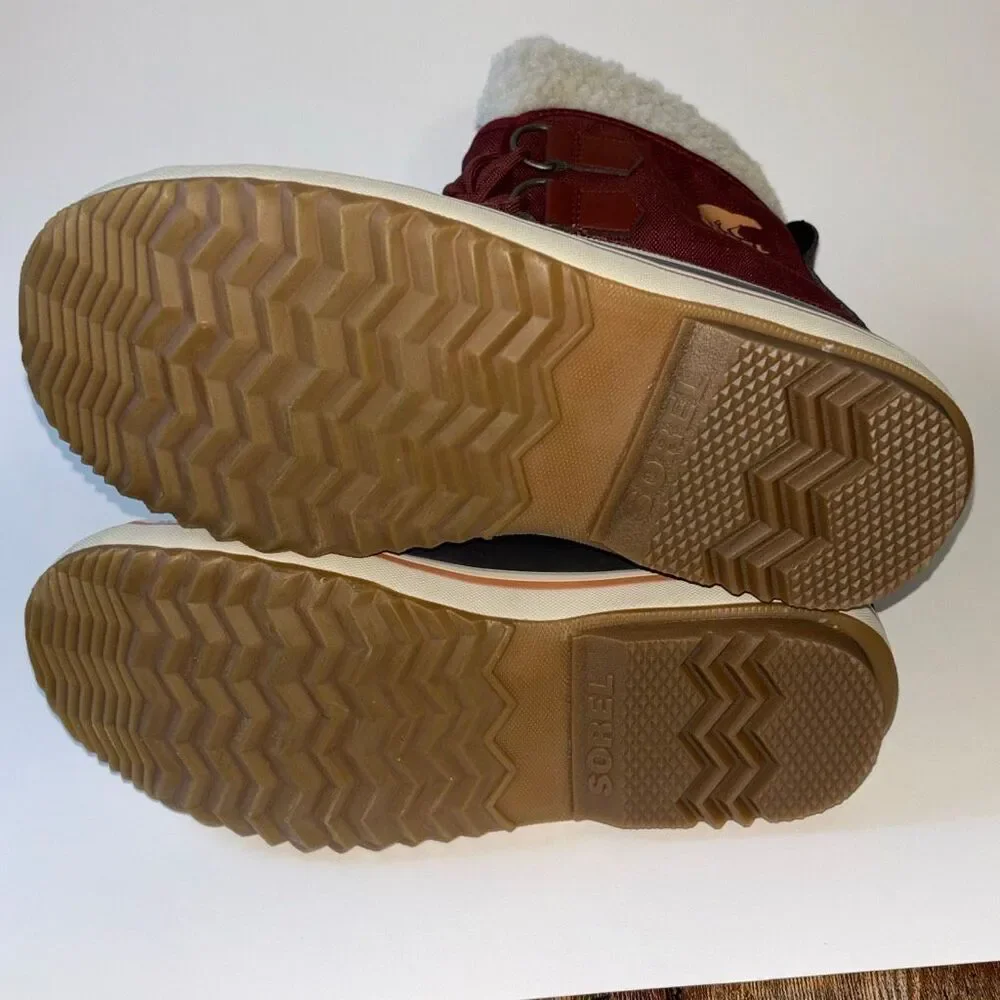 NWT Sorel Winter Carnival Waterproof snow rain winter boot 6.5 Spice Gum